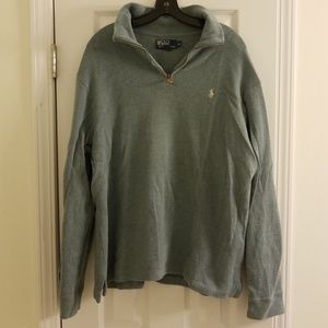 Polo sweater zip up